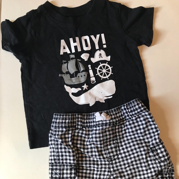 Carter's Other - Carter’s- Boys Ahoy 18 Months Shorts Set